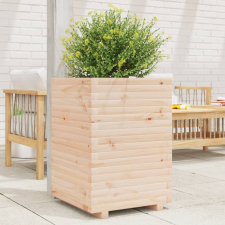 vidaXL tömör fenyő kerti virágláda 50x50x72 cm kerti dekoráció