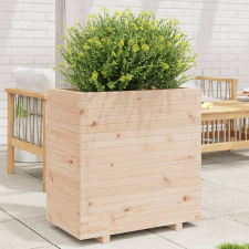 vidaXL Tömör fenyő kerti virágláda 70 x 40 x 72,5 cm kerti tárolás