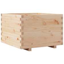 vidaXL tömör fenyő kerti virágláda 70 x 70 x 49,5 cm kerti tárolás