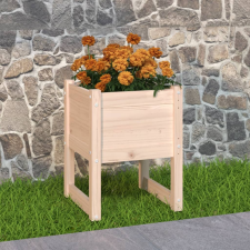 vidaXL tömör fenyő növénytartó 40 x 40 x 52,5 cm kerti dekoráció