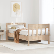 vidaXL tömör fenyőfa ágy matrac nélkül 100 x 200 cm ágy és ágykellék