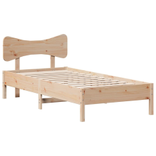 vidaXL tömör fenyőfa ágy matrac nélkül 100 x 200 cm (3328238) ágy és ágykellék