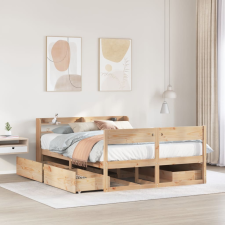 vidaXL tömör fenyőfa ágy matrac nélkül 120 x 190 cm ágy és ágykellék