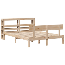 vidaXL tömör fenyőfa ágy matrac nélkül 120 x 190 cm (3305788) ágy és ágykellék