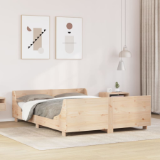 vidaXL tömör fenyőfa ágy matrac nélkül 150x200 cm ágy és ágykellék