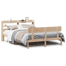 vidaXL tömör fenyőfa ágy matrac nélkül 150x200 cm (3306621) ágy és ágykellék