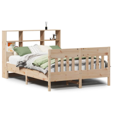 vidaXL tömör fenyőfa ágy matrac nélkül 150x200 cm (3323218) ágy és ágykellék