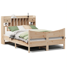 vidaXL tömör fenyőfa ágy matrac nélkül 160 x 200 cm (3323371) ágy és ágykellék