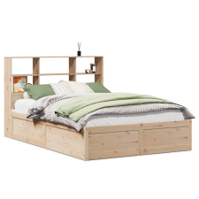 vidaXL tömör fenyőfa ágy matrac nélkül 160 x 200 cm (3323449) ágy és ágykellék