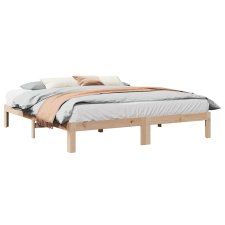 vidaXL tömör fenyőfa ágy matrac nélkül 180 x 200 cm ágy és ágykellék