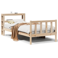 vidaXL tömör fenyőfa ágy matrac nélkül 75 x 190 cm ágy és ágykellék