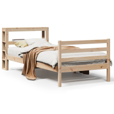 vidaXL tömör fenyőfa ágy matrac nélkül 90 x 200 cm ágy és ágykellék