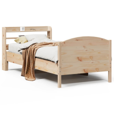 vidaXL tömör fenyőfa ágy matrac nélkül 90 x 200 cm ágy és ágykellék