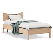 vidaXL tömör fenyőfa ágy matrac nélkül 90 x 200 cm ágy és ágykellék