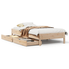 vidaXL tömör fenyőfa ágy matrac nélkül 90 x 200 cm (3301719) ágy és ágykellék