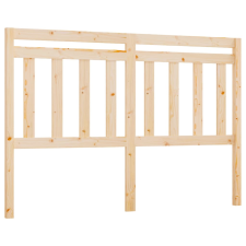vidaXL tömör fenyőfa ágyfejtámla 140x4x100 cm (814089) ágy és ágykellék