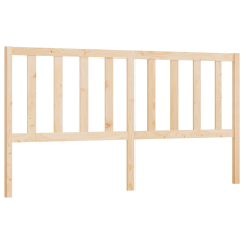 vidaXL tömör fenyőfa ágyfejtámla 206 x 4 x 100 cm (817760) ágy és ágykellék