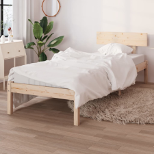 vidaXL Tömör fenyőfa ágykeret 100 x 200 cm ágy és ágykellék
