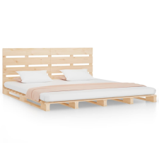 vidaXL tömör fenyőfa ágykeret 120 x 190 cm (4FT Small Double) (3190500) ágy és ágykellék