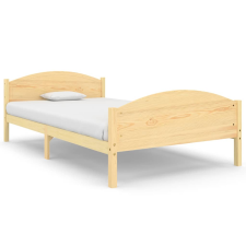 vidaXL tömör fenyőfa ágykeret 120 x 200 cm  (322028) ágy és ágykellék