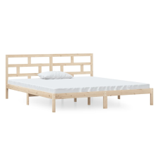 vidaXL tömör fenyőfa ágykeret 140 x 190 cm (3101198) ágy és ágykellék