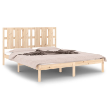 vidaXL tömör fenyőfa ágykeret 160 x 200 cm (3105610) ágy és ágykellék