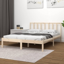 vidaXL tömör fenyőfa ágykeret 160x200 cm ágy és ágykellék