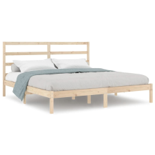 vidaXL tömör fenyőfa ágykeret 200 x 200 cm (3104953) ágy és ágykellék