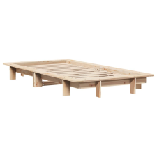 vidaXL tömör fenyőfa ágykeret 75 x 190 cm (850683) ágy és ágykellék