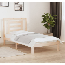 vidaXL tömör fenyőfa ágykeret 90 x 190 cm (3FT Single) ágy és ágykellék