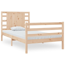 vidaXL tömör fenyőfa ágykeret 90 x 200 cm (3104268) ágy és ágykellék