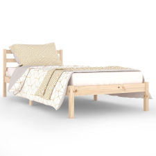 vidaXL tömör fenyőfa ágykeret 90 x 200 cm (810415) ágy és ágykellék