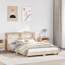 vidaXL tömör fenyőfa ágykeret ágy matrac nélkül 120 x 200 cm ágy és ágykellék