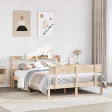 vidaXL tömör fenyőfa ágykeret ágy matrac nélkül 120 x 200 cm ágy és ágykellék
