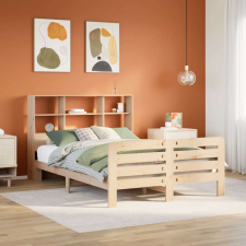 vidaXL tömör fenyőfa ágykeret ágy matrac nélkül 120 x 200 cm ágy és ágykellék