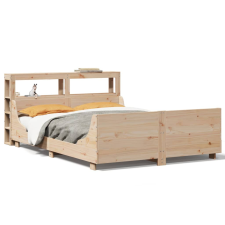 vidaXL tömör fenyőfa ágykeret ágy matrac nélkül 120 x 200 cm (3306462) ágy és ágykellék