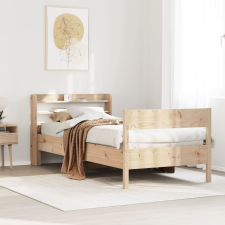 vidaXL tömör fenyőfa ágykeret matrac nélkül 90 x 190 cm ágy és ágykellék
