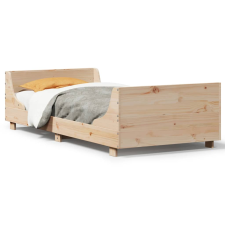 vidaXL tömör fenyőfa ágykeret matrac nélkül 90 x 190 cm (850788) ágy és ágykellék