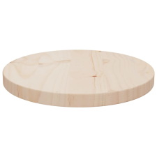 vidaXL tömör fenyőfa asztallap Ø30 x 2,5 cm (813644) bútor