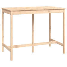 vidaXL tömör fenyőfa bárasztal 140 x 80 x 110 cm (822157) bútor
