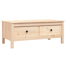 vidaXL tömör fenyőfa dohányzóasztal 100 x 50 x 40 cm (814604) bútor