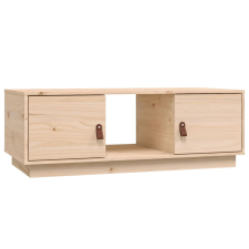 vidaXL tömör fenyőfa dohányzóasztal 100x50x35 cm (818265) bútor