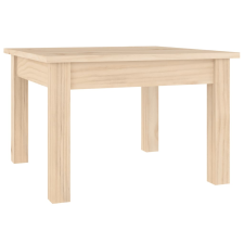 vidaXL tömör fenyőfa dohányzóasztal 45 x 45 x 30 cm (814224) bútor