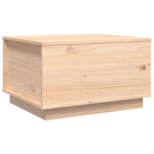 vidaXL tömör fenyőfa dohányzóasztal 60x50x35 cm (813415) bútor