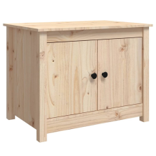 vidaXL tömör fenyőfa dohányzóasztal 71 x 49 x 55 cm (820926) bútor