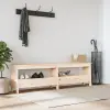 vidaXL Tömör fenyőfa előszoba pad 160x28x45 cm