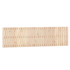 vidaXL tömör fenyőfa fali fejtámla 204x3x60 cm (824828) ágy és ágykellék
