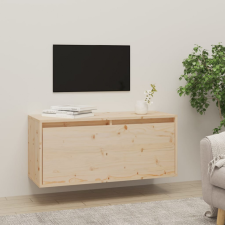 vidaXL Tömör fenyőfa faliszekrény 80 x 30 x 35 cm bútor