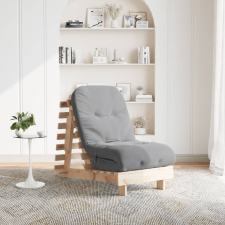 vidaXL tömör fenyőfa futon kanapéágy matraccal 60 x 206 x 11 cm bútor