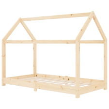 vidaXL tömör fenyőfa gyerekágy-keret 80 x 160 cm (283347) gyermekbútor